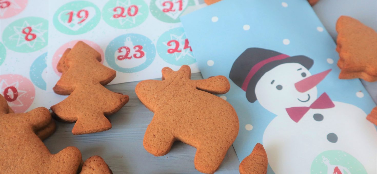 Gingerbread koekjes advent kalender