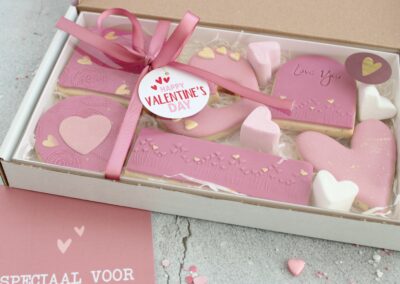 valentijns koekjes box